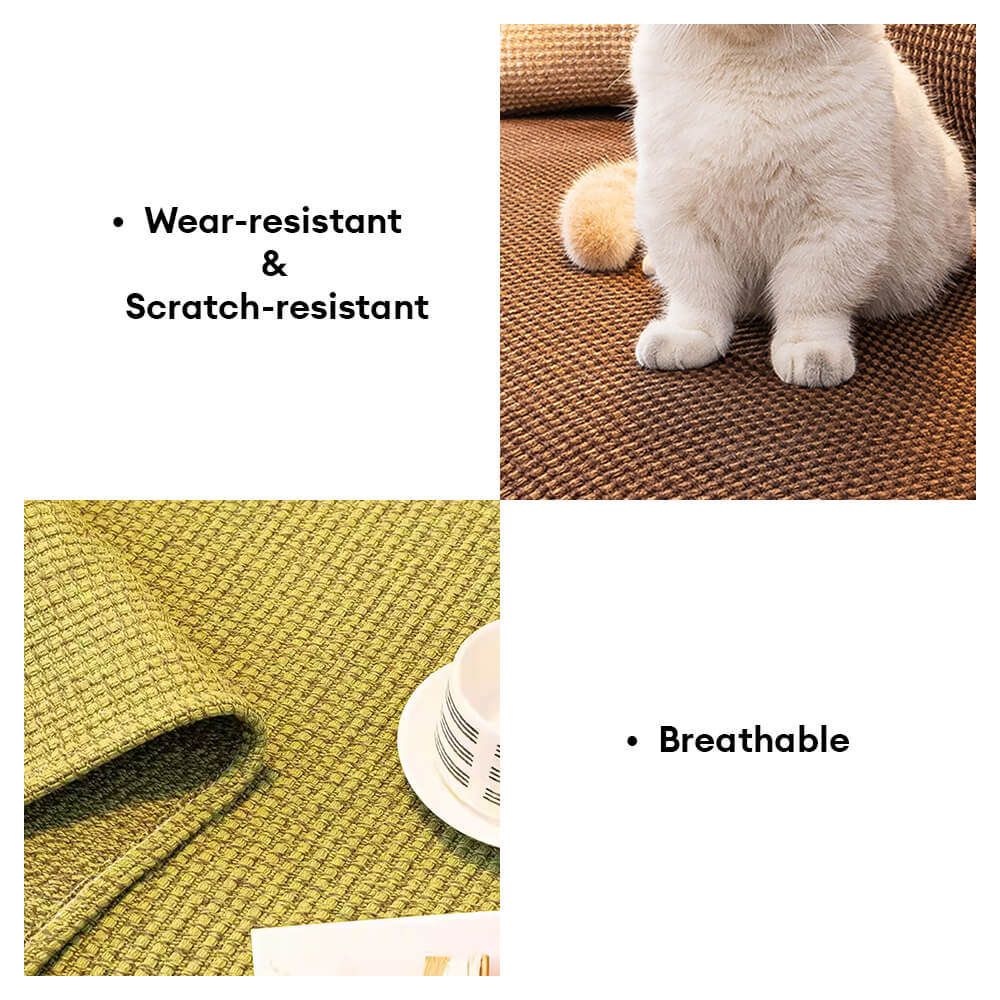 All Seasons Pet-Friendly Anti-Snag Woven Couch Cover